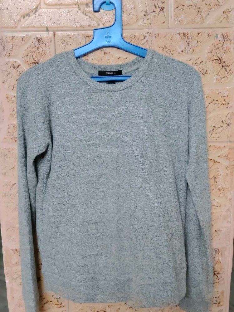 Forever 21 soft Grey Sweater Top