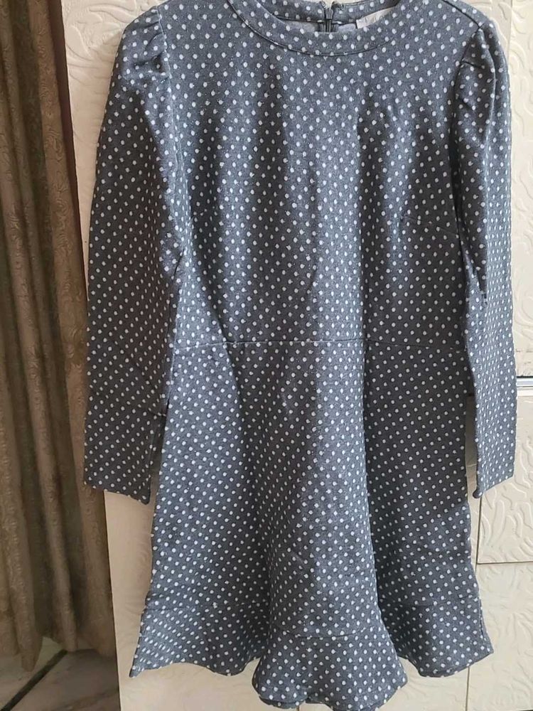 Polka Dot Print Dress
