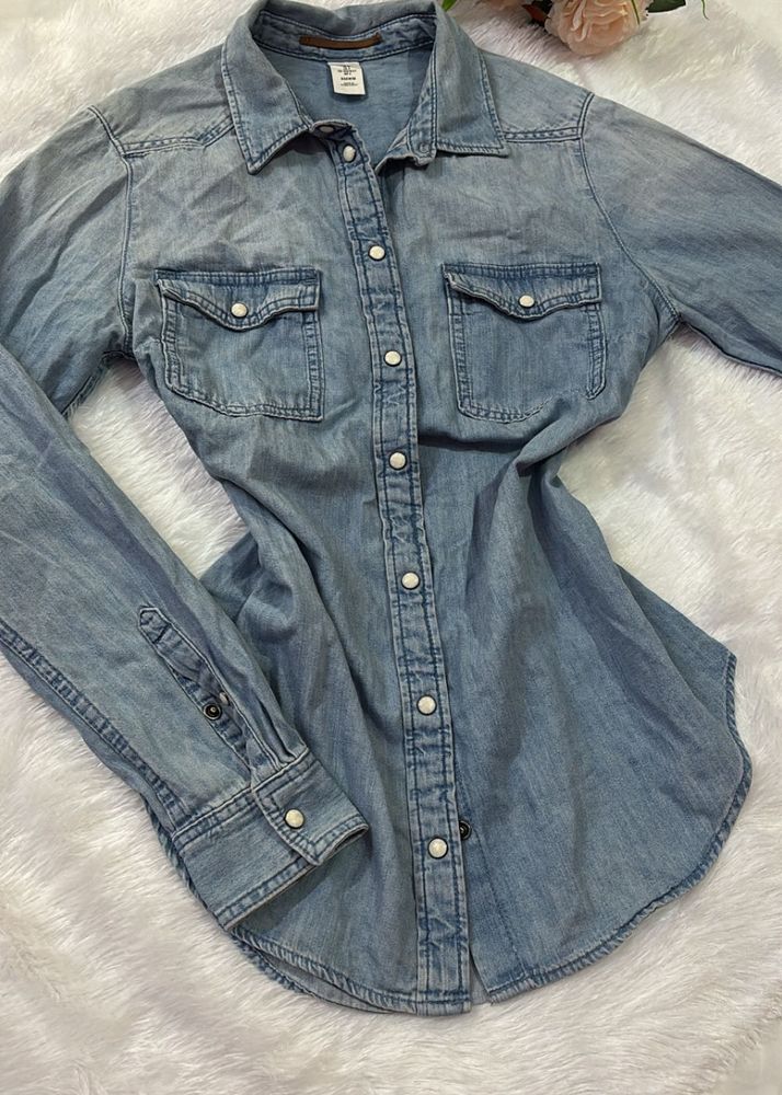 Classic Blue Denim Shirt