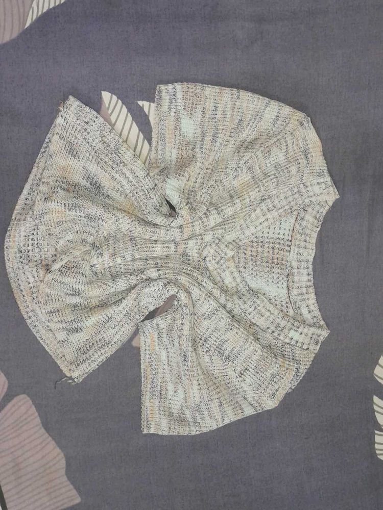 Woolen Crop Top