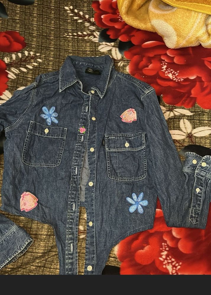Ralph Lauren Denim Shirt with Patches