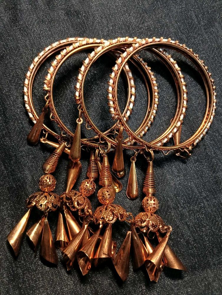 Designer Bangle Set with Tassels