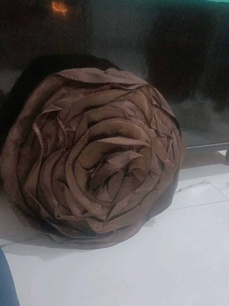 Decorative Rose Throw Pillow