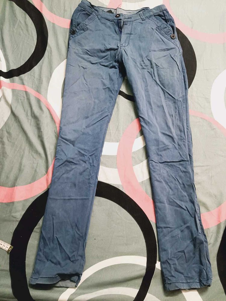 Unused Blue Casual Pants