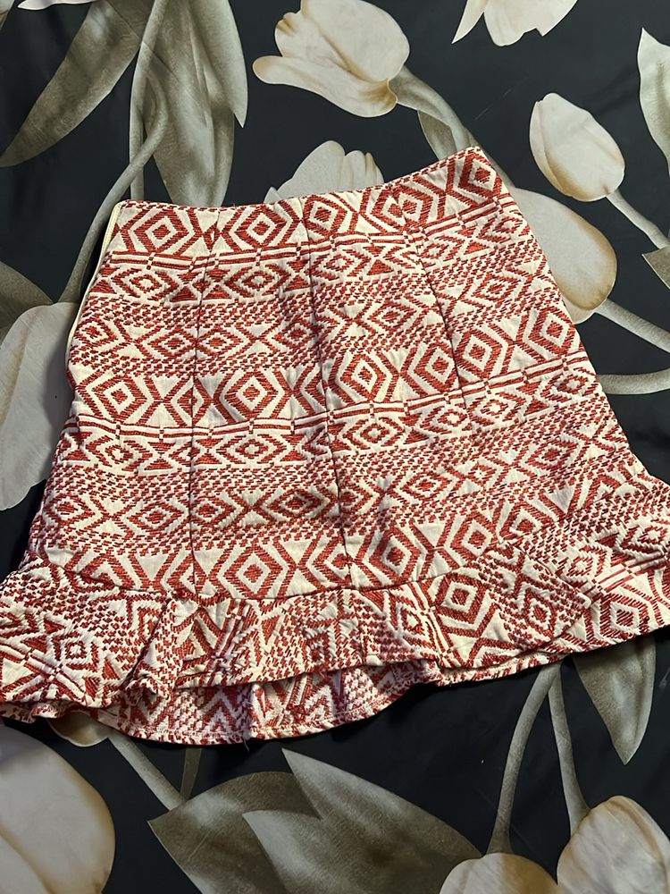 Koovs Abstract Skirt