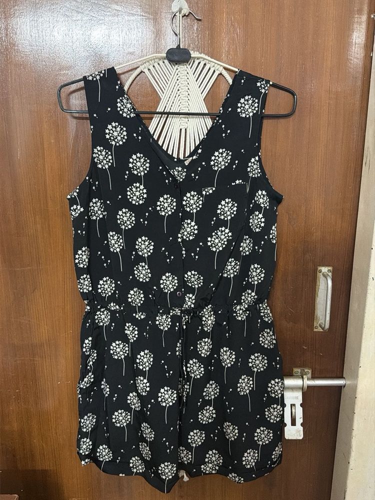 Floral Print Romper jump suit