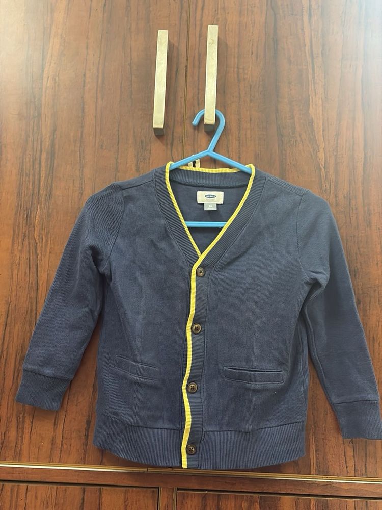 Navy Blue Cardigan