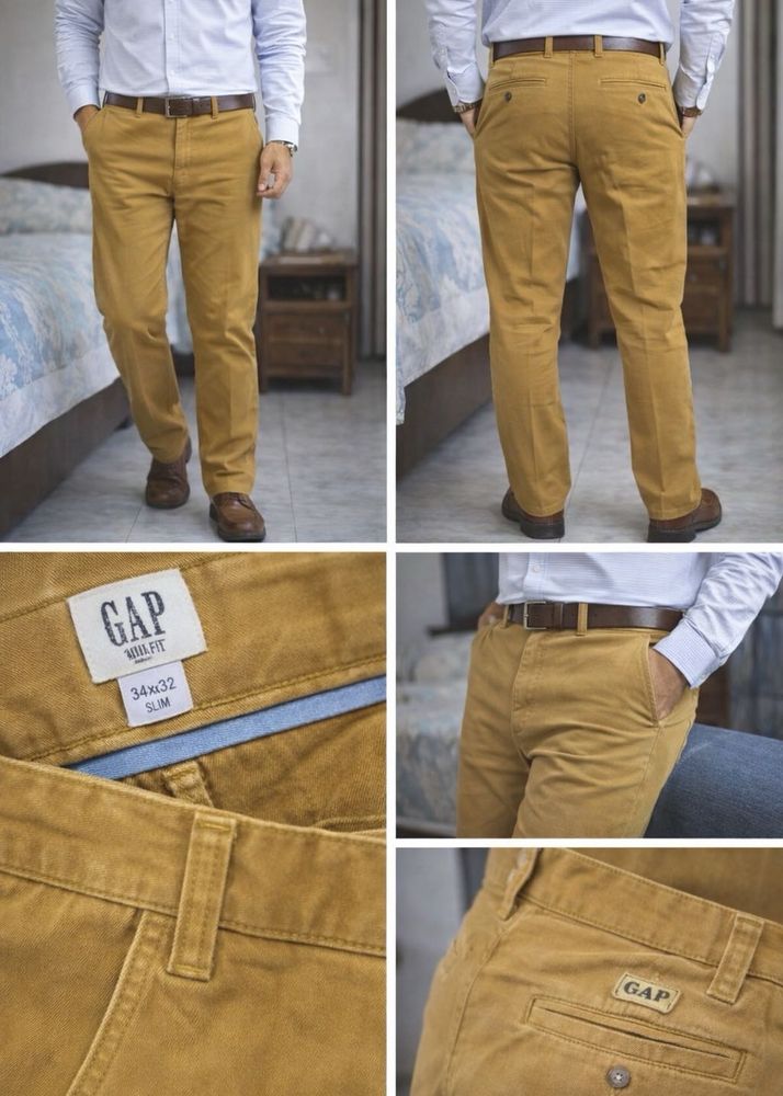 GAP Men's Khaki Slim Fit Pants