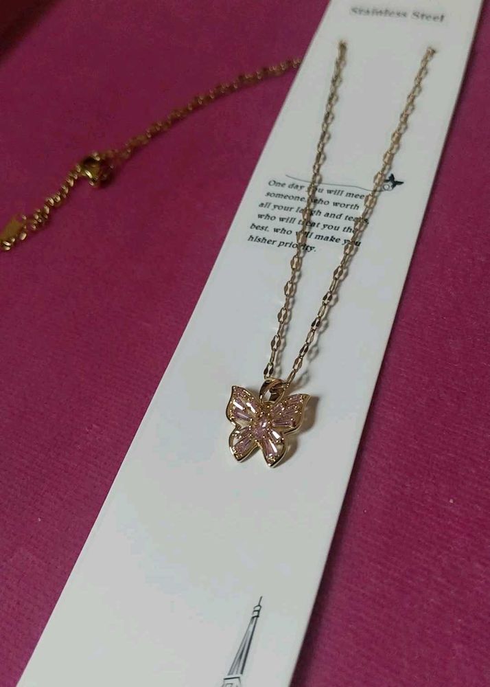 Delicate Butterfly Necklace