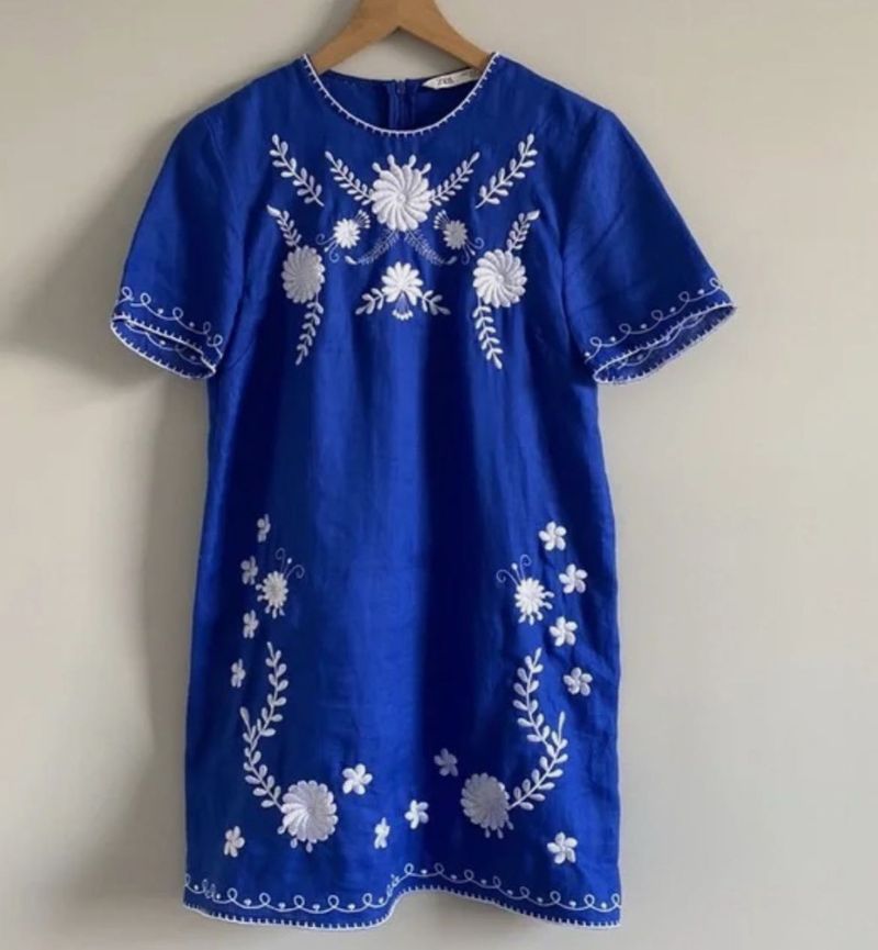 Zara Pure Linen Tunic/Dress