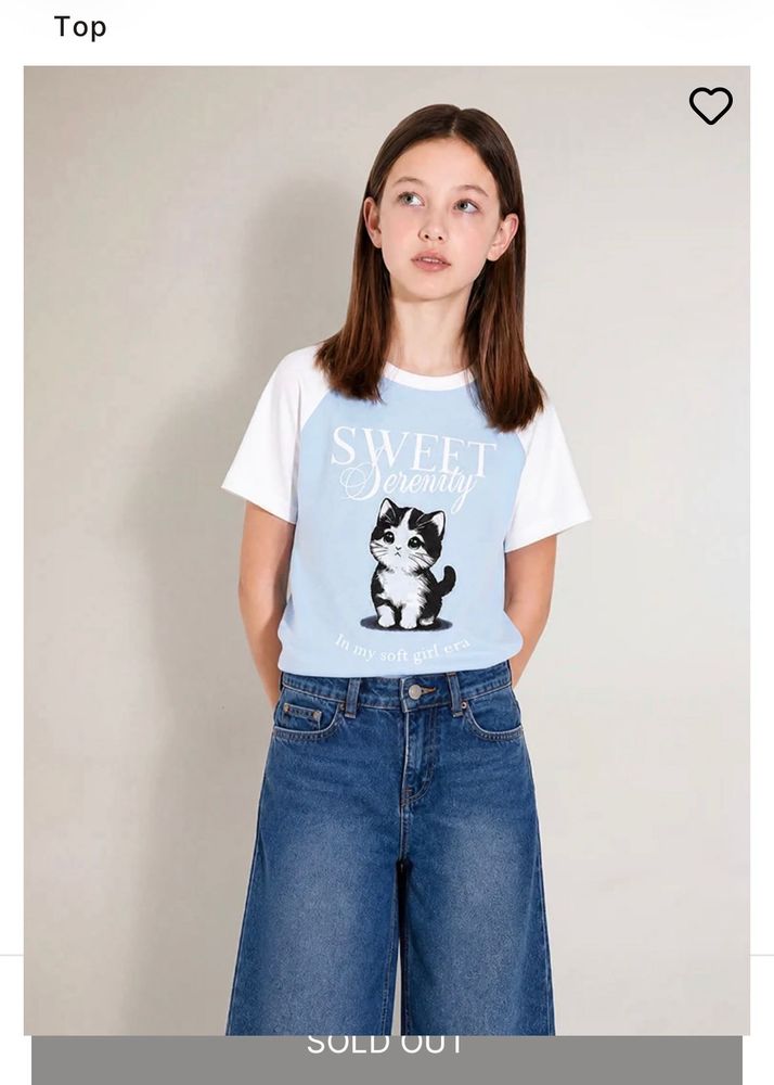 Westside Cute Cat Graphic T-Shirt