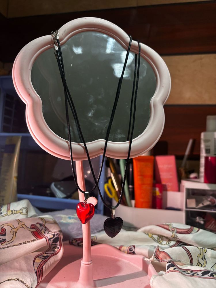 Heart Pendant Necklaces Set