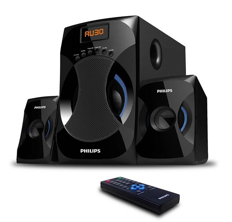 Philips 2.1 Multimedia Speaker System with Remote