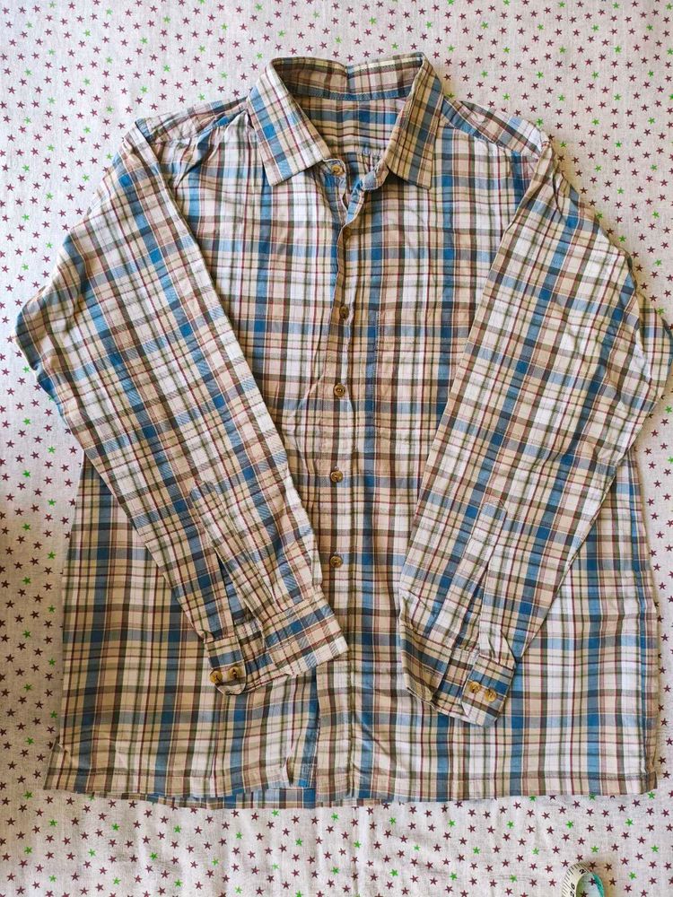 Men's Plaid Long Sleeve Shirt