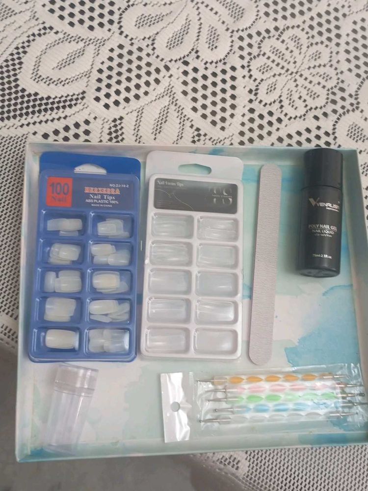 Nail Extension Kit with Tips &amp; Gel