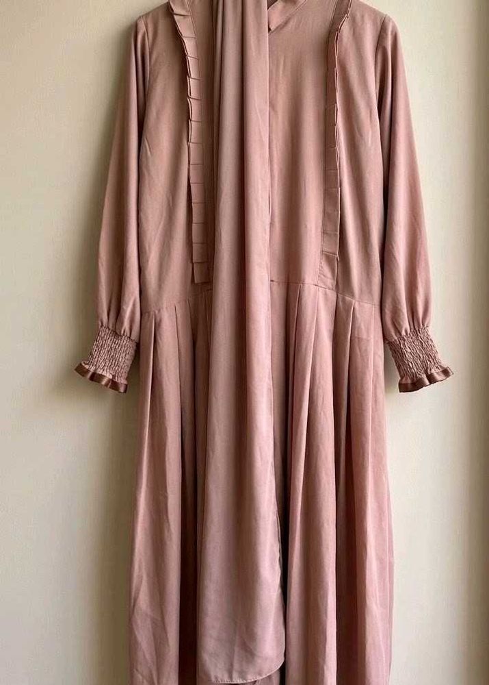 Elegant Abaya with Scarf