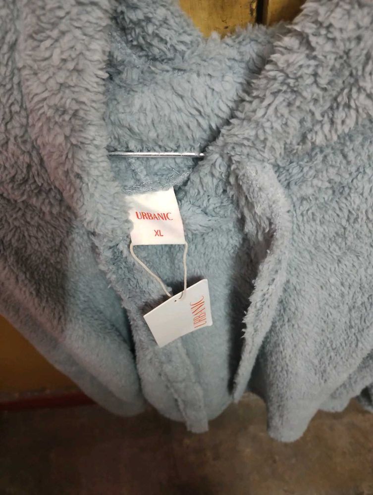 Urbanic Fuzzy Blue Hoodie