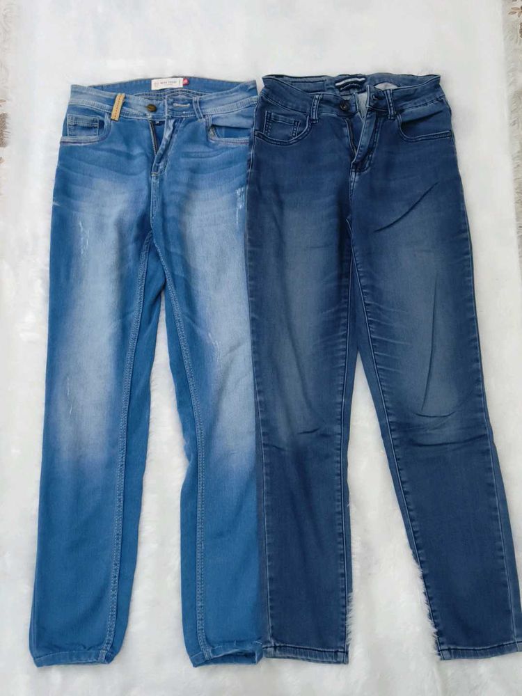Classic Blue Denim Jeans - Set of 2