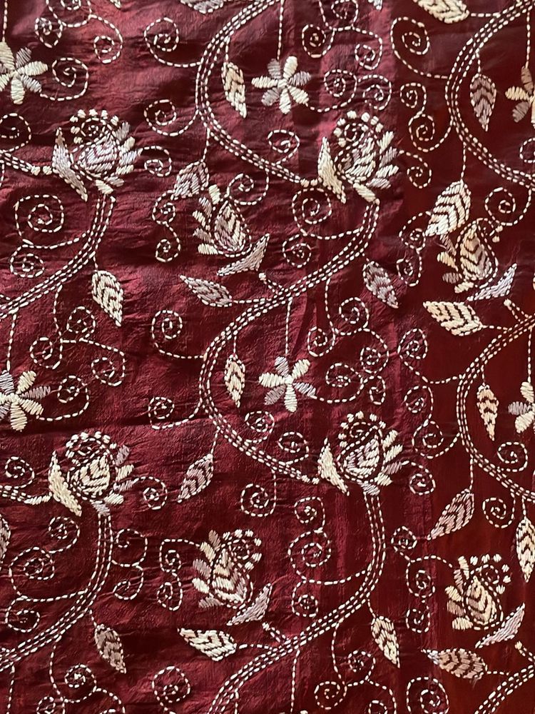 Beautiful Dupatta With Embroidery Work