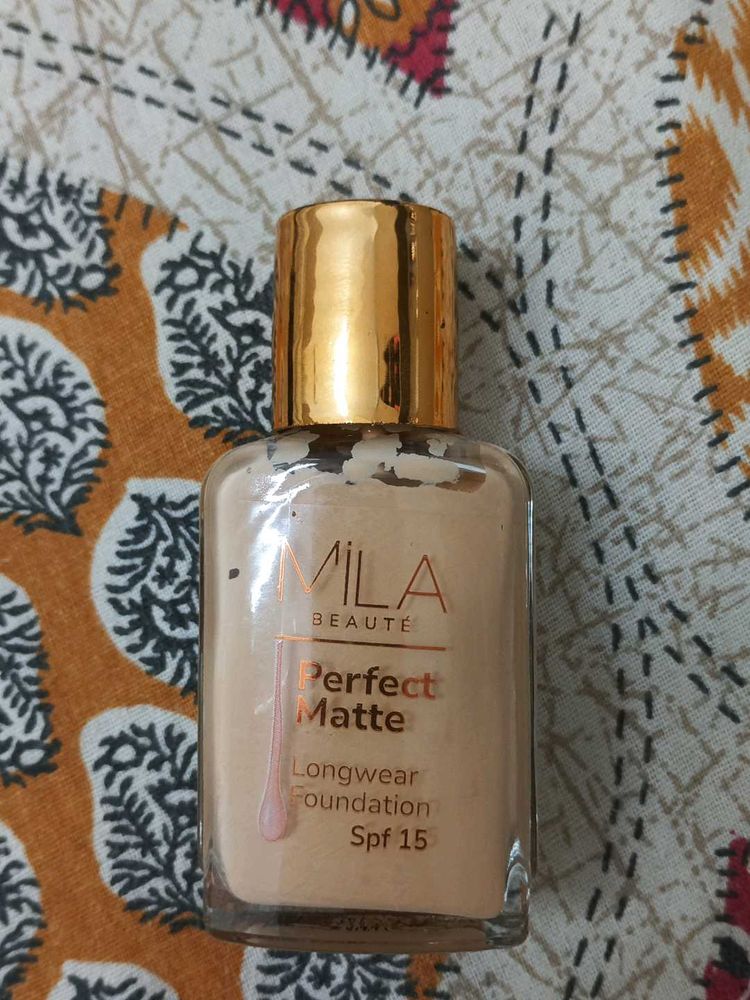 Mila Beaute Perfect Matte Foundation SPF 15