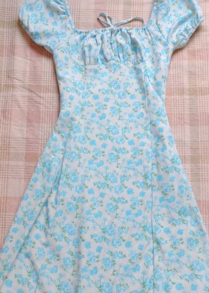 Cute Floral Print Summer Dress
