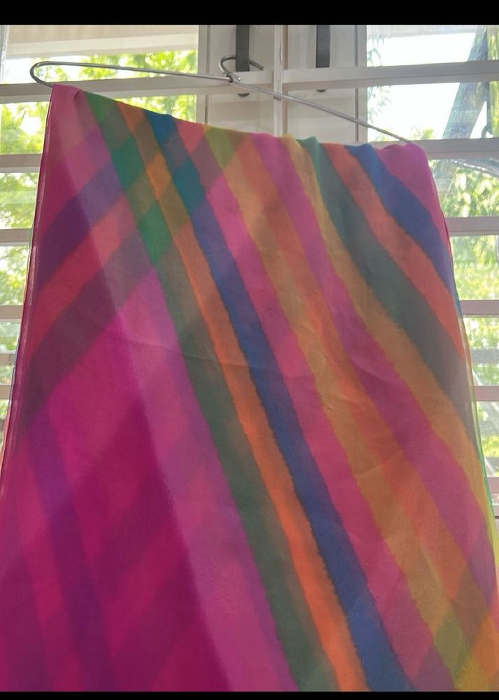 multi colour lehariya..simple and elegant