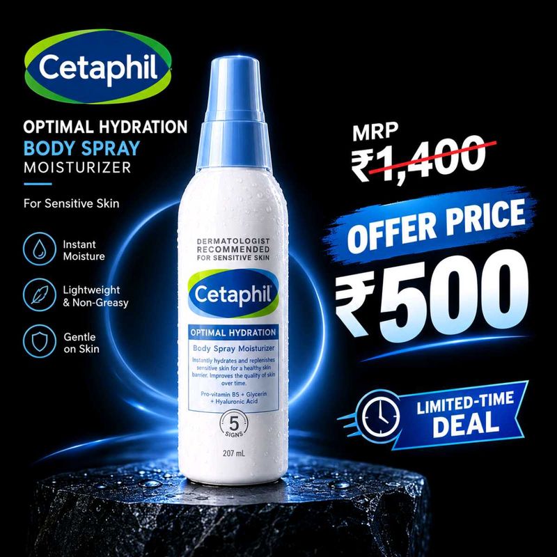 💙Cetaphil Optimal Hydration Body Spray 207ml