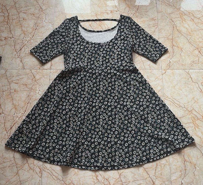 Cute Floral Print Dress