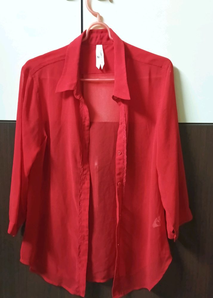 Aesthetic Red Shirt ♥️