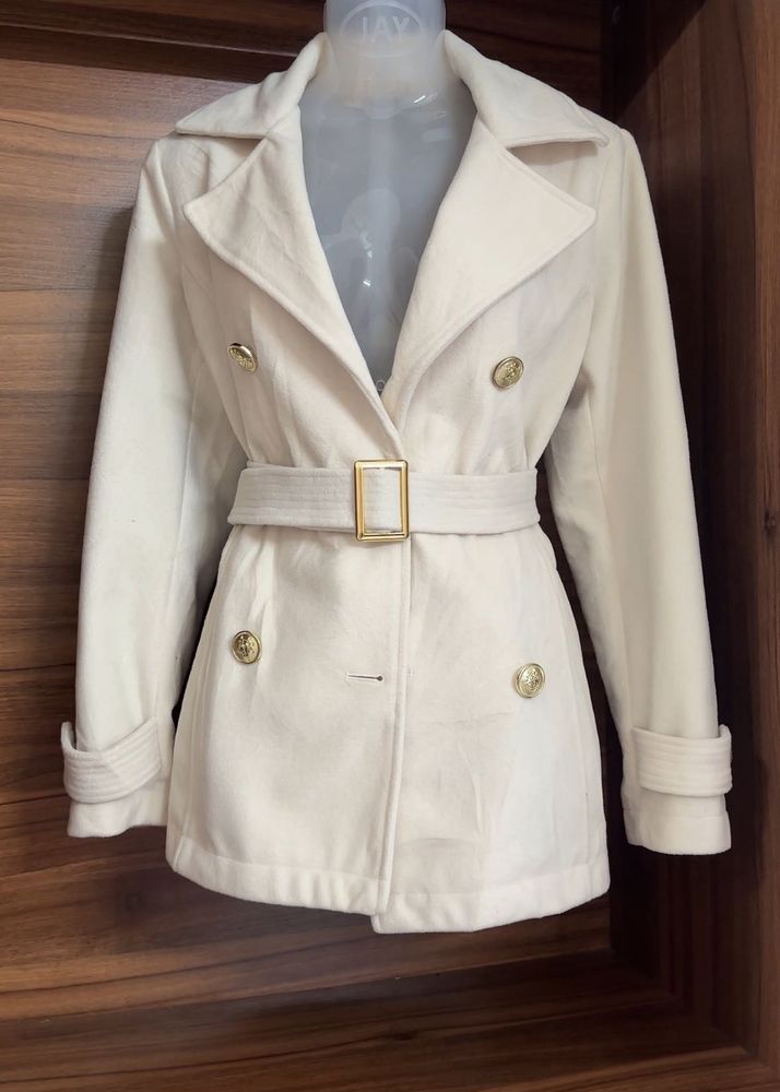 Elegant Belted Trench Coat