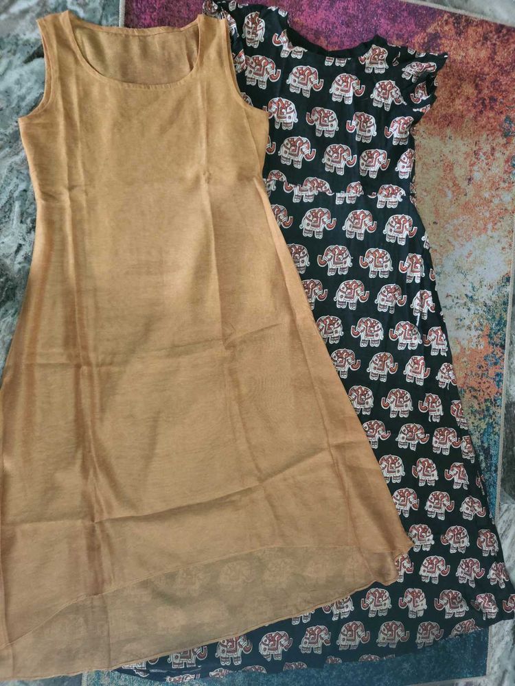 Price Drop Double Layer Long Frock