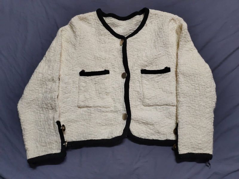 OLD MONEY tweed jacket cardigan