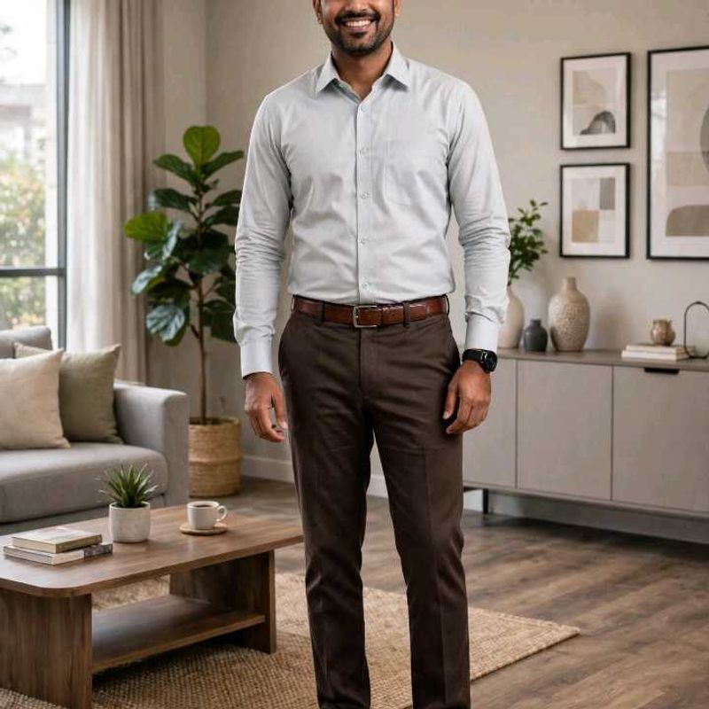Men's Classic Fit Dress Pants shirt