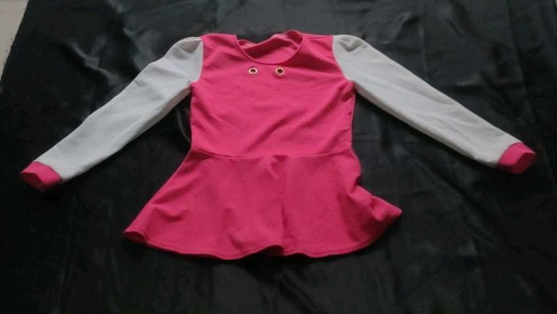 Cute Pink &amp; White Dress