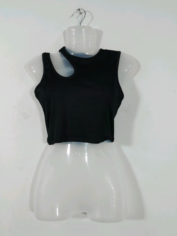 Black Crop Top (Women)