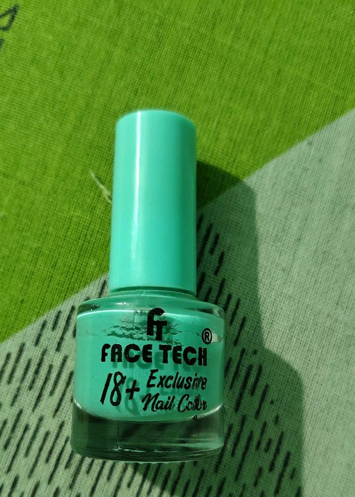 Face Tech Nail Color - Mint Green