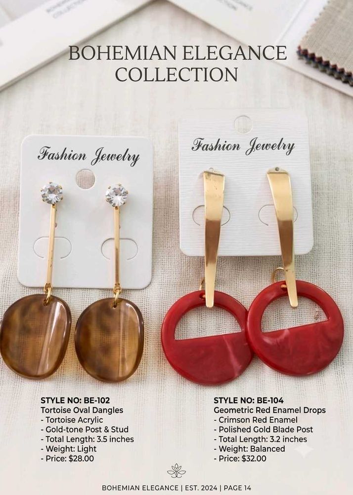 Combo of 2 Bohemian Elegance Earrings Collection