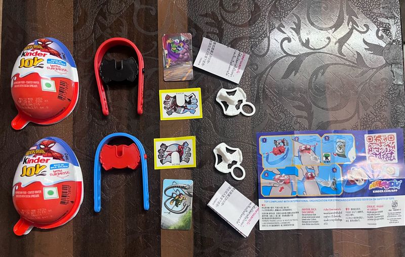 Kinder Surprise Eggs &amp; Spiderman Toys