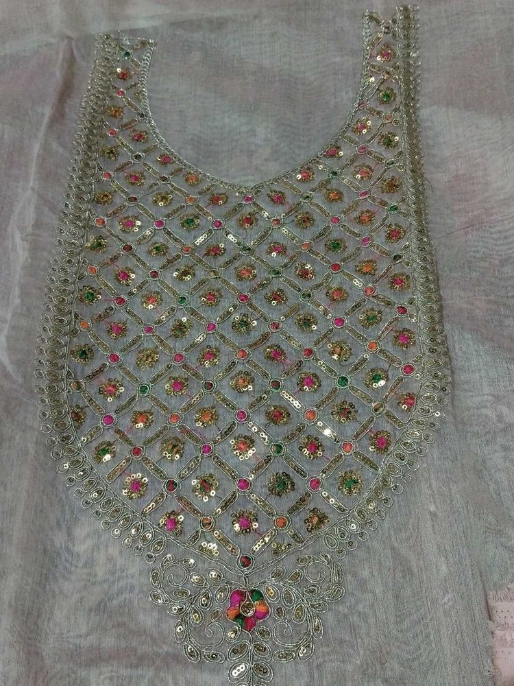 Exquisite Embroidered dress material