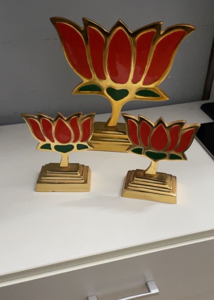LOTUS Show Pieces 3 Set (BJP SYMBOL)