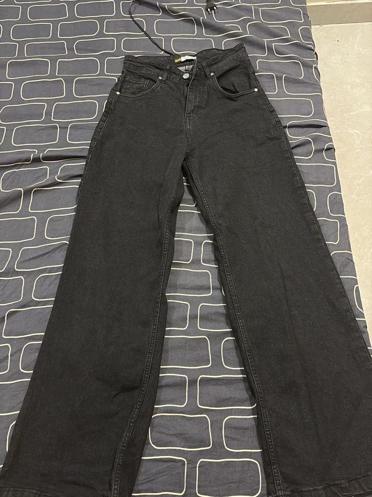Black Wide Leg Jeans