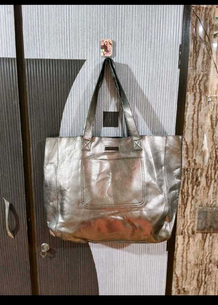 Chic Metallic Tote Bag