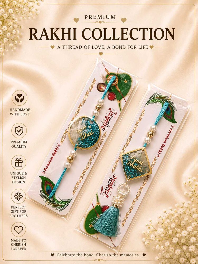 new bhaiya bhabhi Rakhi set
