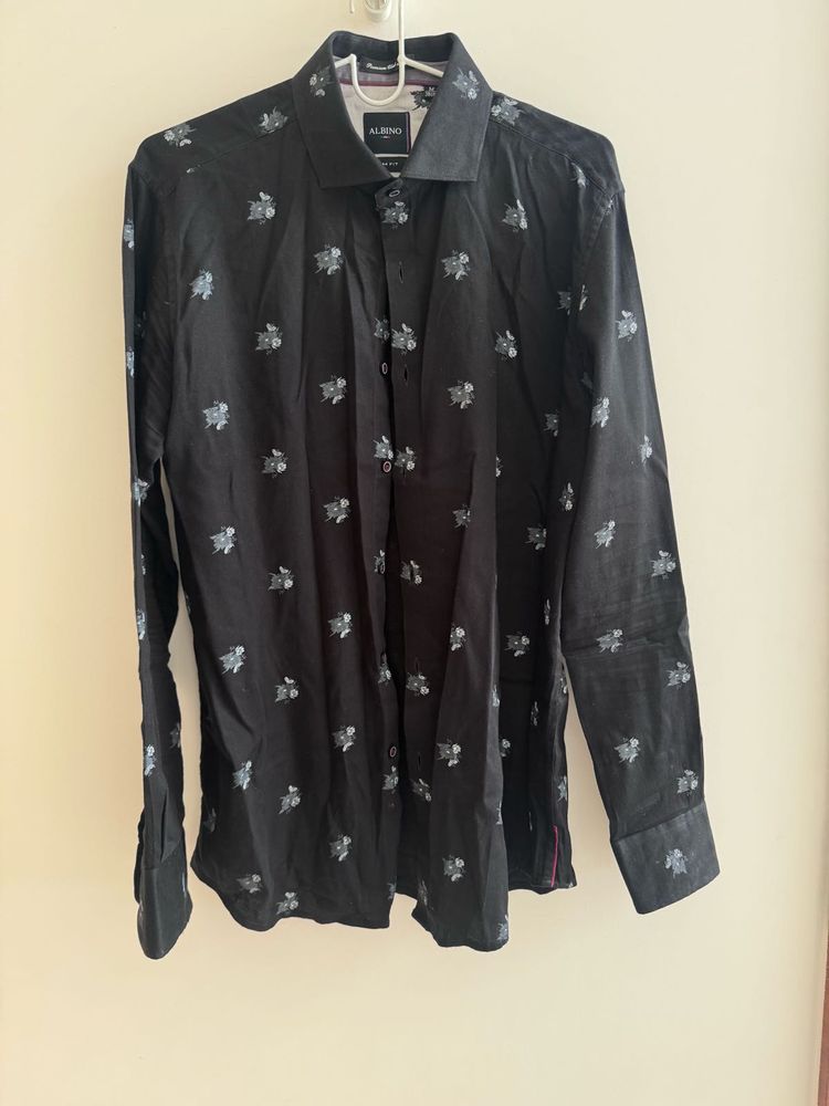 ALBINO Floral Print Dress Shirt