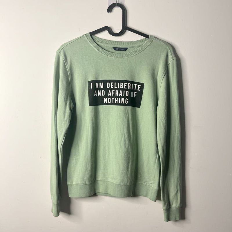Light Green "Afraid of Nothing" Sweatshirt