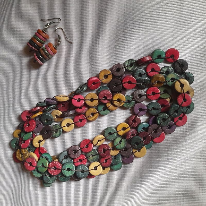 Funky Beaded Jewelry Set