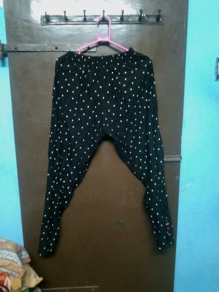 Black Polka Dot Palazzos