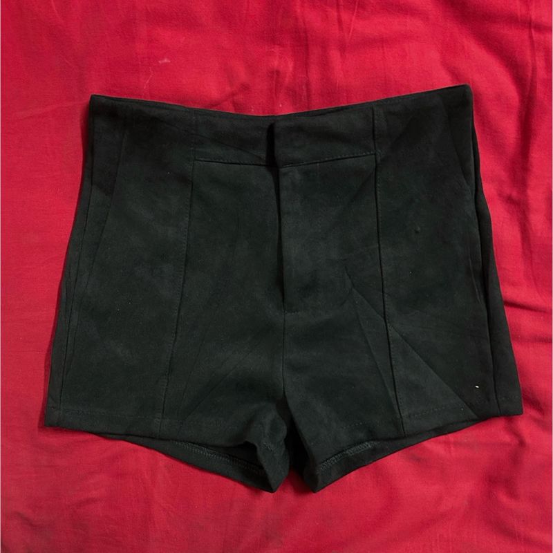 High Waisted Black Shorts
