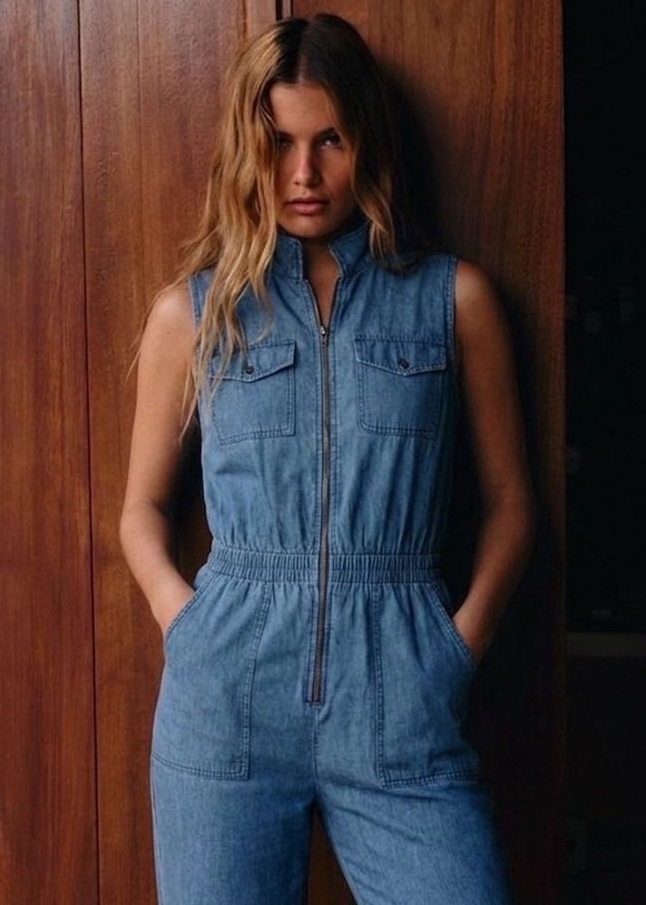 Y2K Denim Jumpsuit