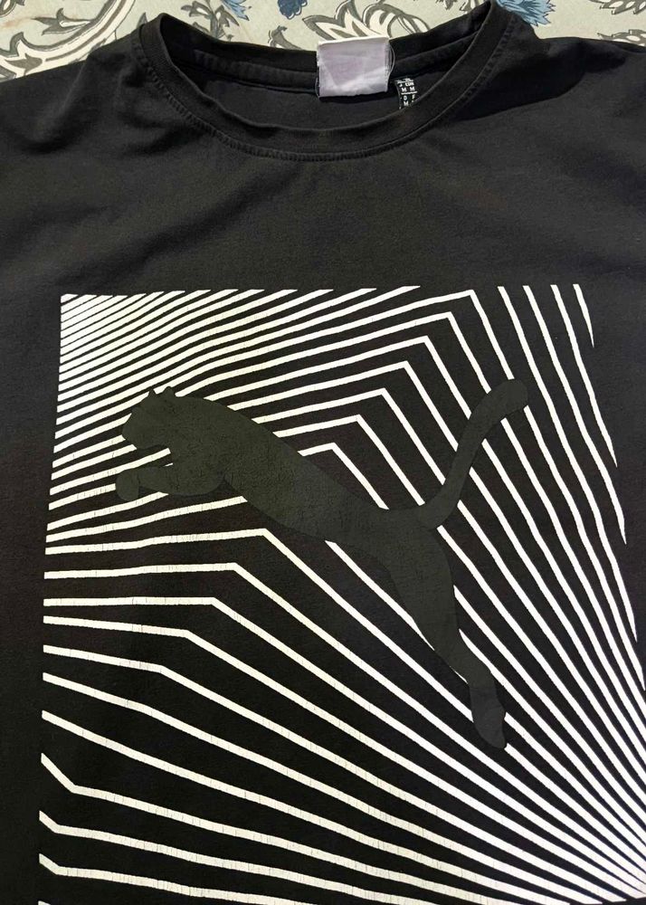 Puma Black Graphic T-Shirt
